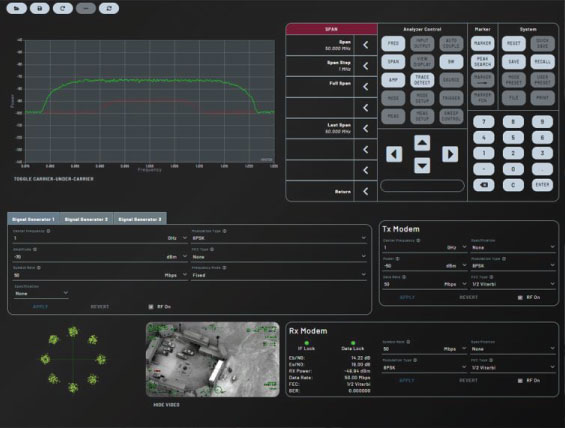 SATCOM Electronic Warfighter Training System screenshot