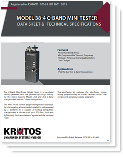 Model 38-4 C-Band Mini Tester